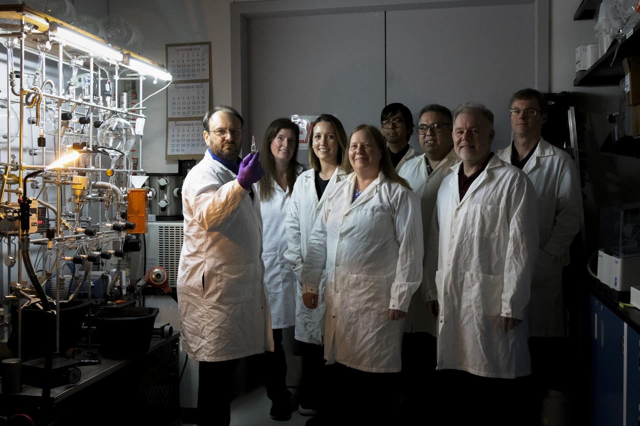 Researchers at NASA's Goddard Space Flight Center in Greenbelt, Maryland, who had a hand in studying the asteroid Bennu sample delivered to Earth by the agency's OSIRIS-REx (Origins, Spectral Interpretation, Resource Identification, and Security – Regolith Explorer) mission.